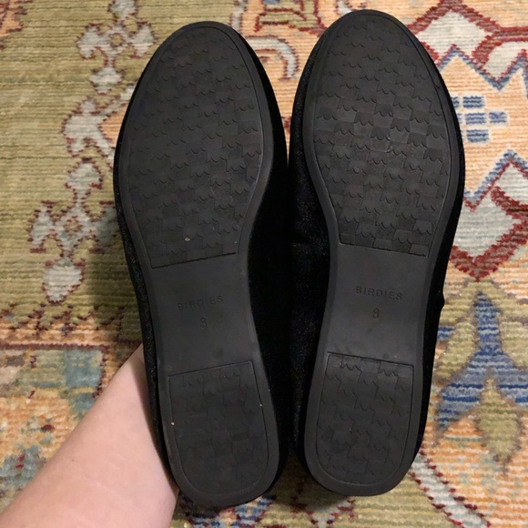 Birdies Starling Black Velvet Loafers - Picture 5 of 5